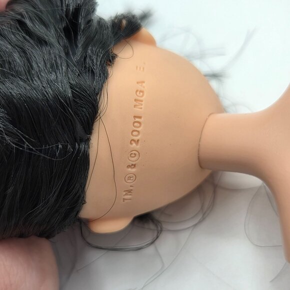 Bratz 2001 Jade Doll Head On Barbie Body Franken Doll Nude Collectible - Picture 4 of 7